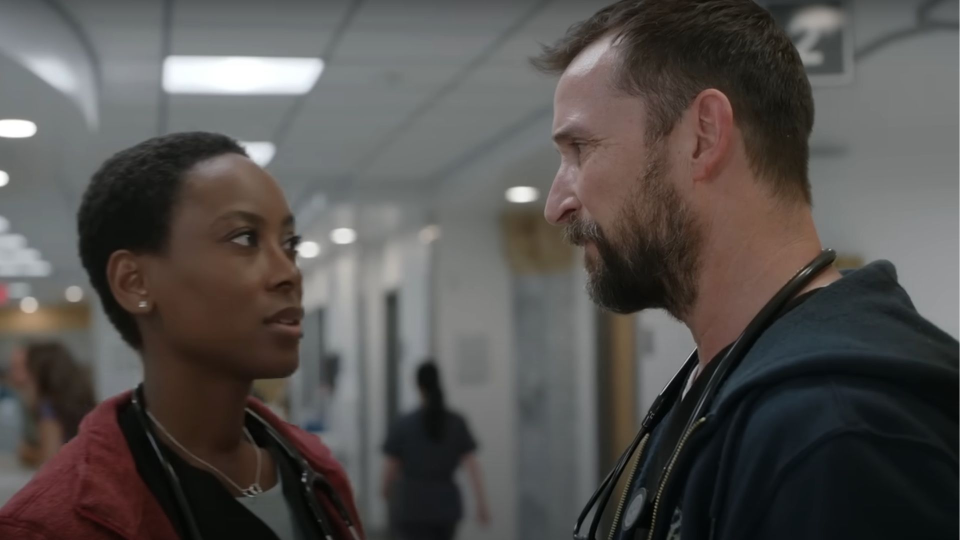 Tracy Ifeachor in The Pitt Season 2 (Image via Max)