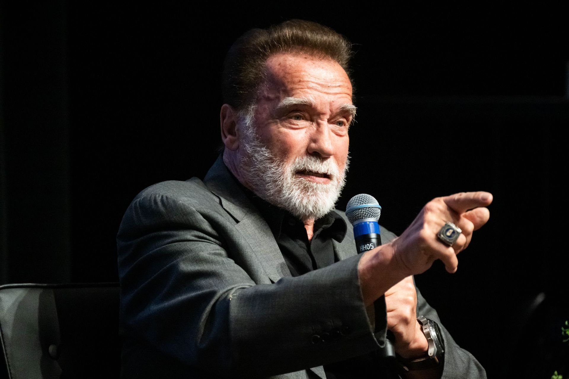 Former Gov. Arnold Schwarzenegger Attends Aspen Institute Planet Summit At USC In Los Angeles - Source: Getty