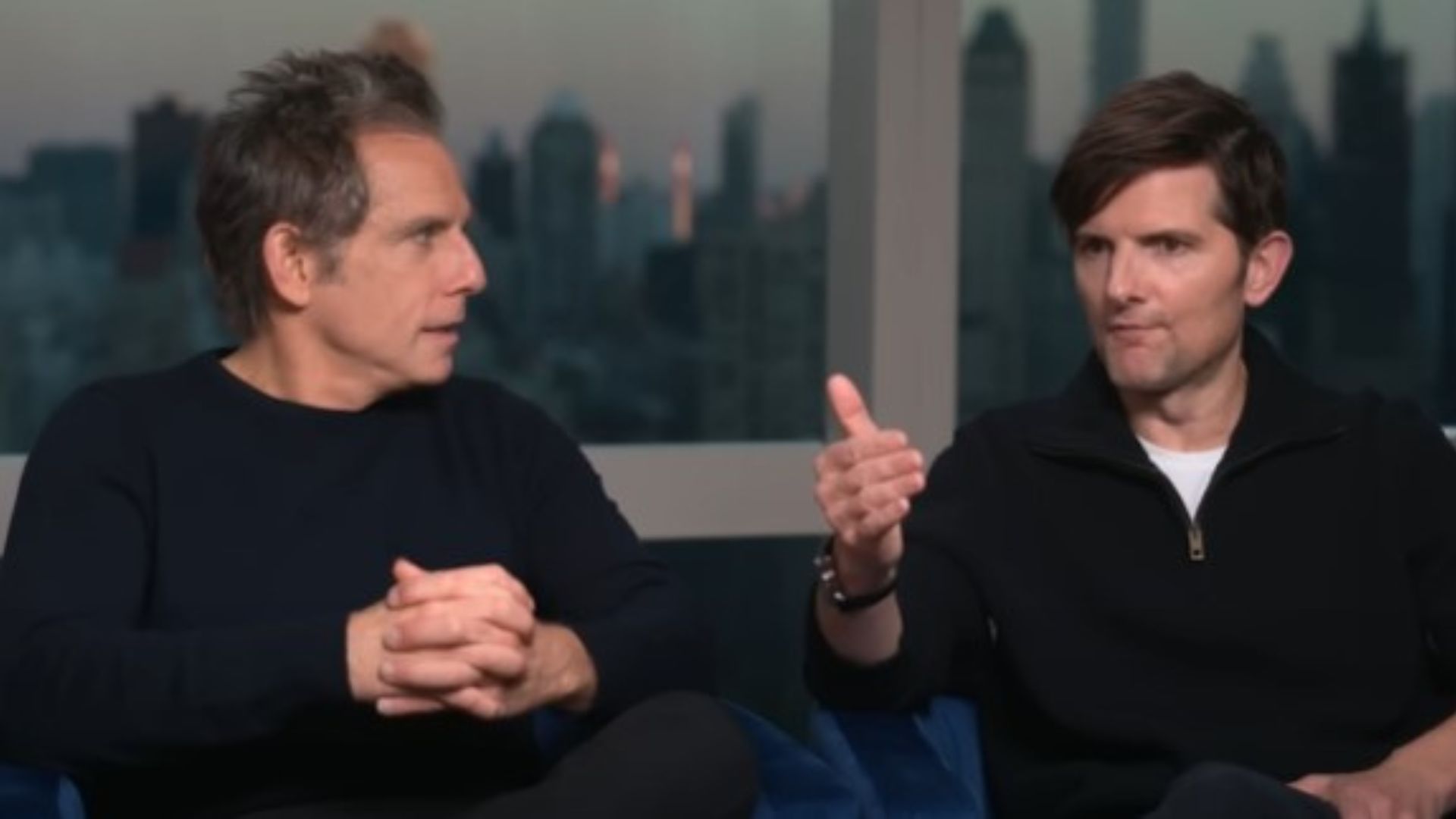 Ben Stiller and Adam Scott discuss the origin story of Severance | Image source: Apple TV on YouTube