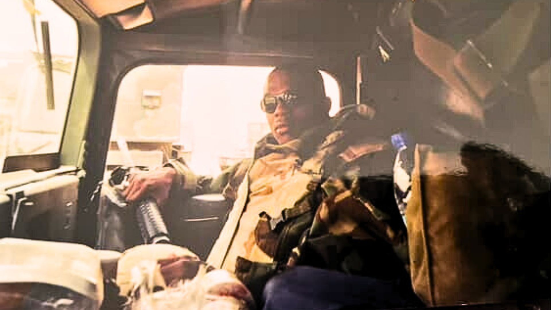 The Young and the Restless&#039; Jermaine Rivers, preparing to move into and secure Baghdad, March 2003 | Image: Jermaine Rivers