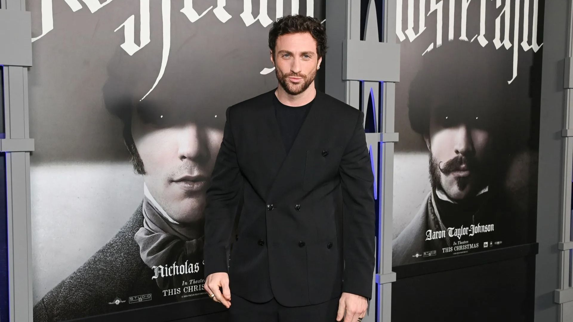 Aaron Taylor-Johnson attends the Los Angeles premiere of Focus Features