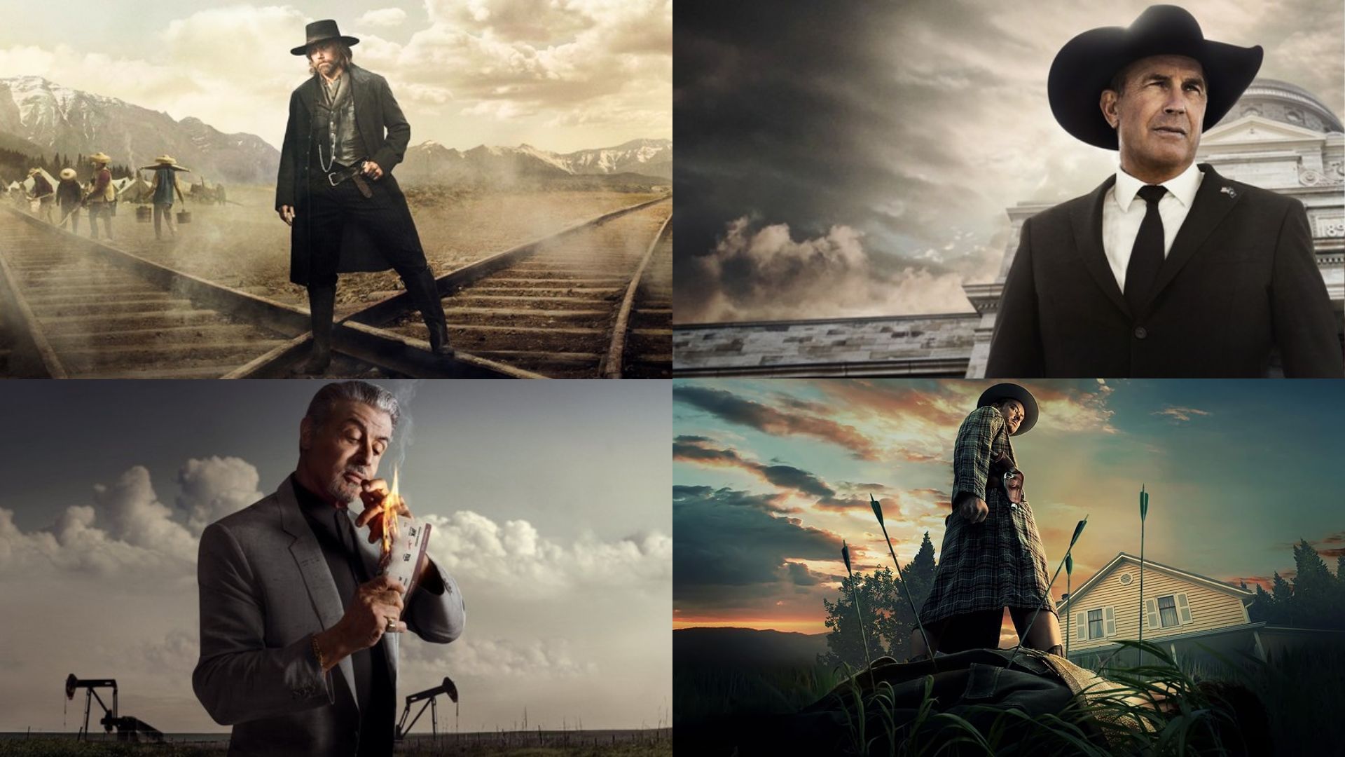 TV Shows like Landman | Images via Just Watch and Prime Video