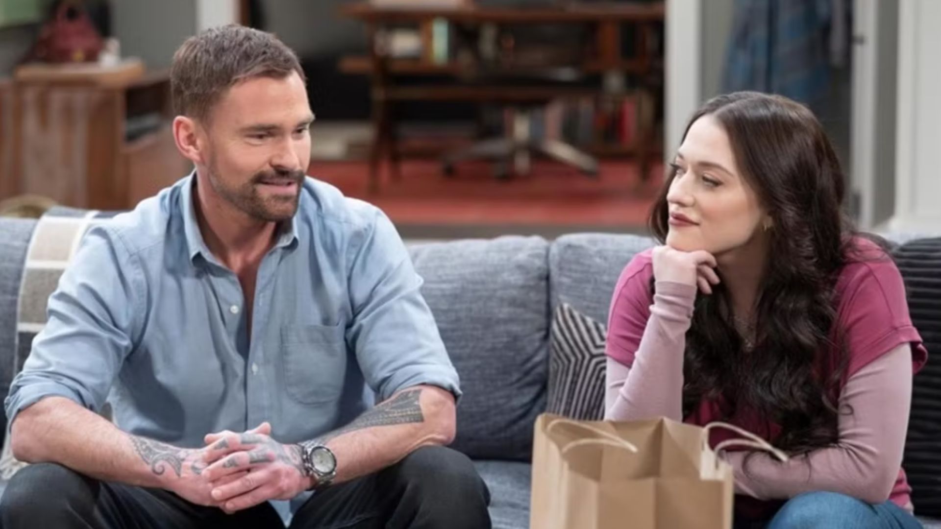 Riley and Gabe in Shifting Gears (Image via ABC)