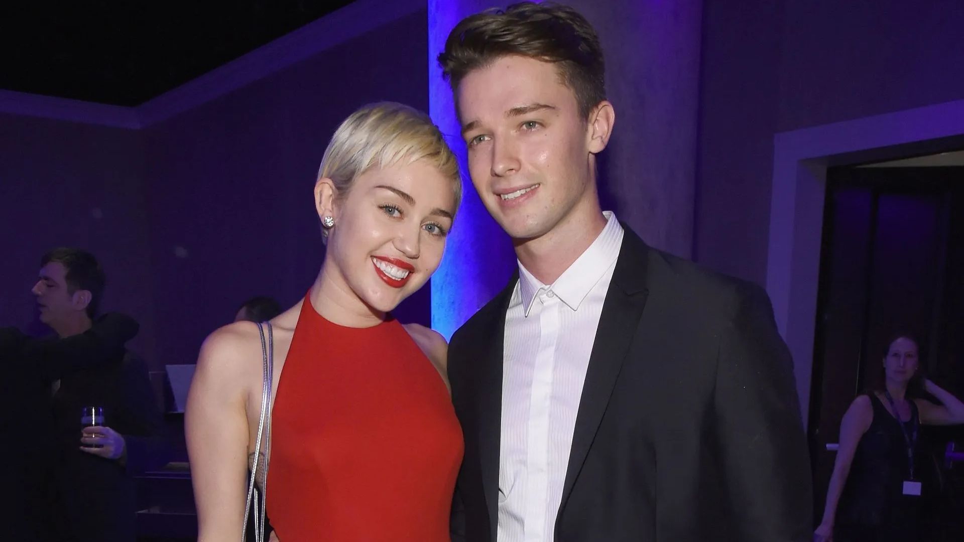 Miley Cyrus &amp; Patrick Schwarzenegger - Source: Photo by Larry Busacca/Getty Images