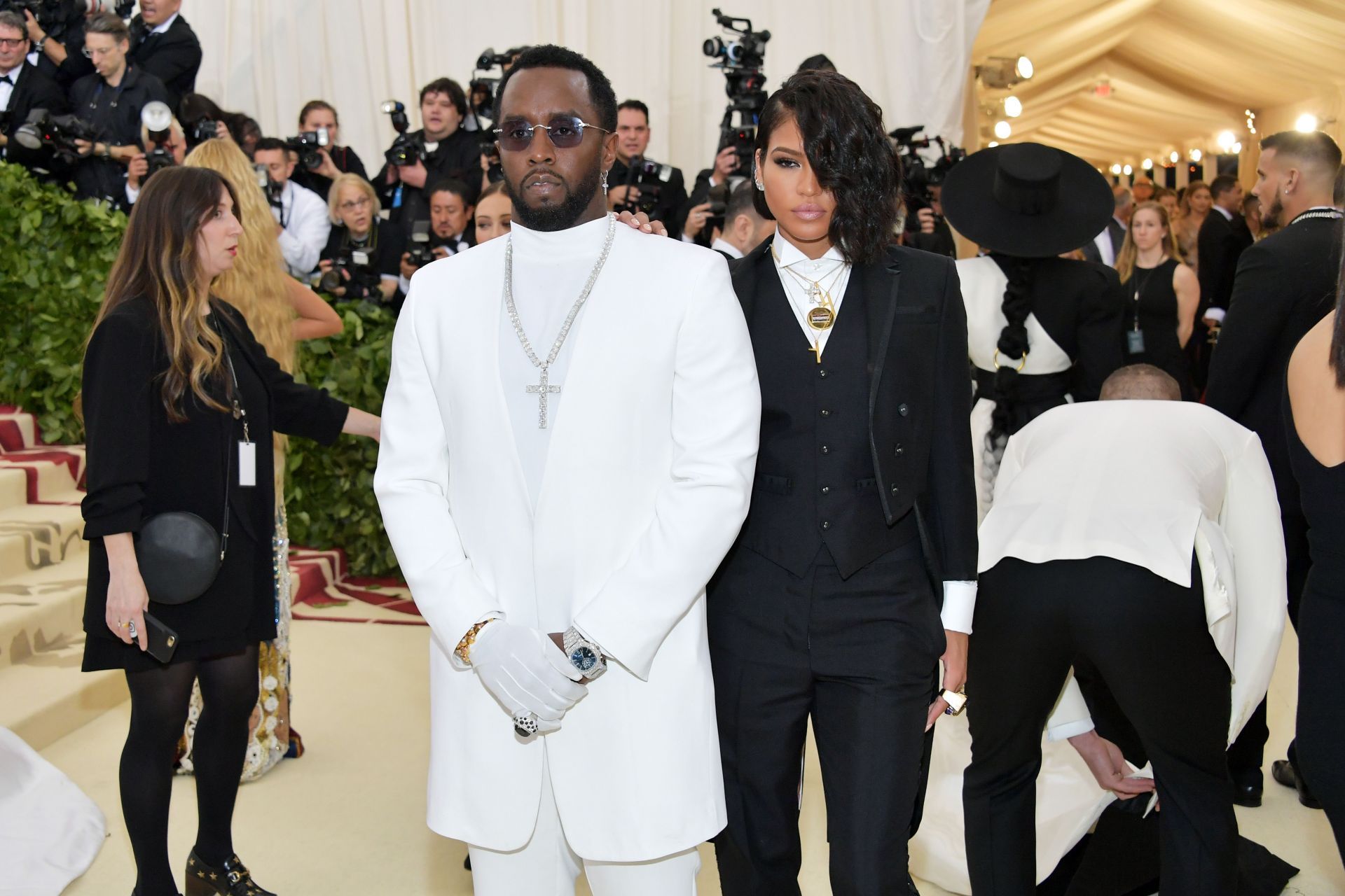 Diddy and Cassie in 2018 (Image via Getty)