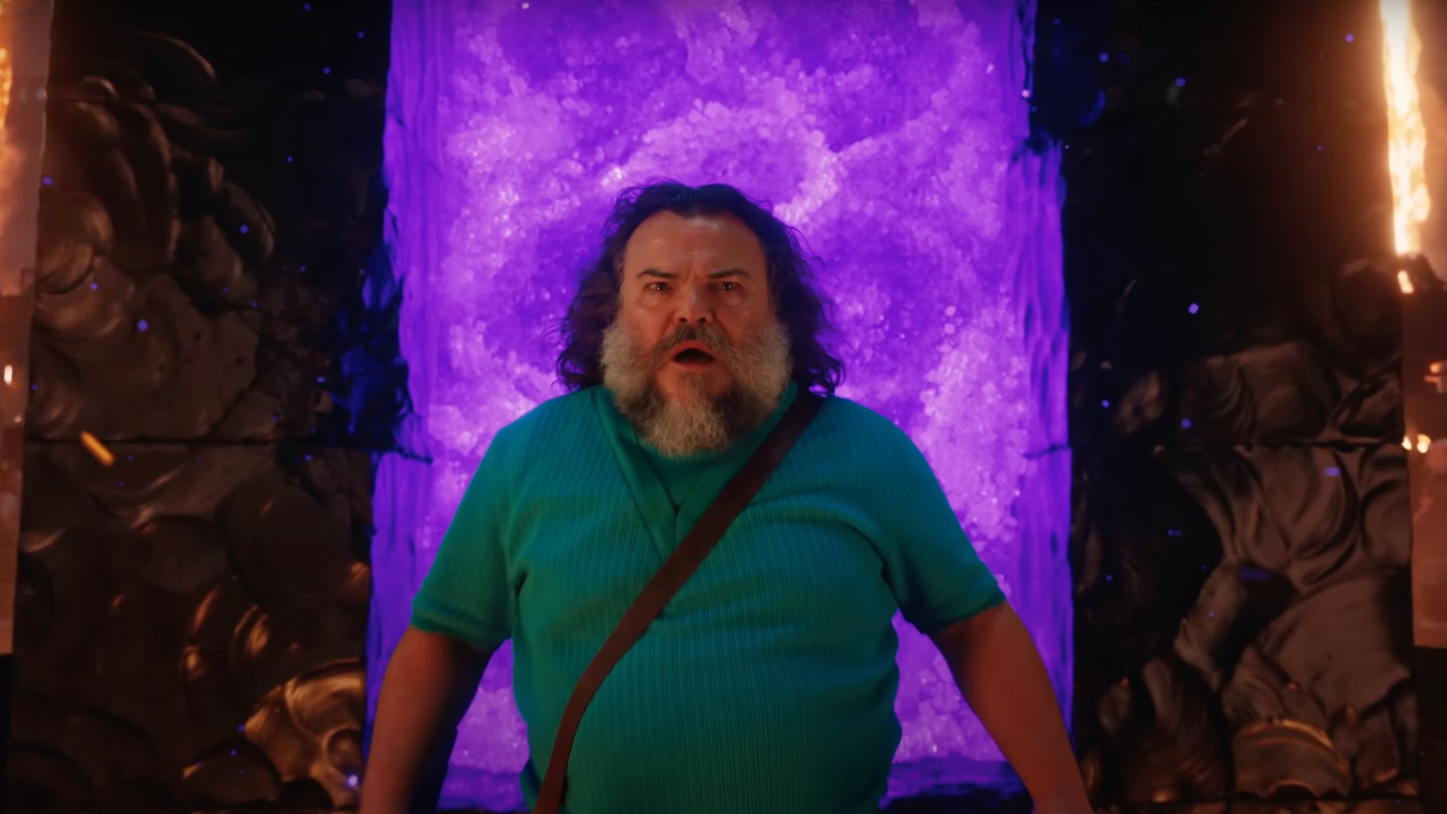 Jack Black as Steve in A Minecraft Movie (Image via YouTube/@WarnerBros)