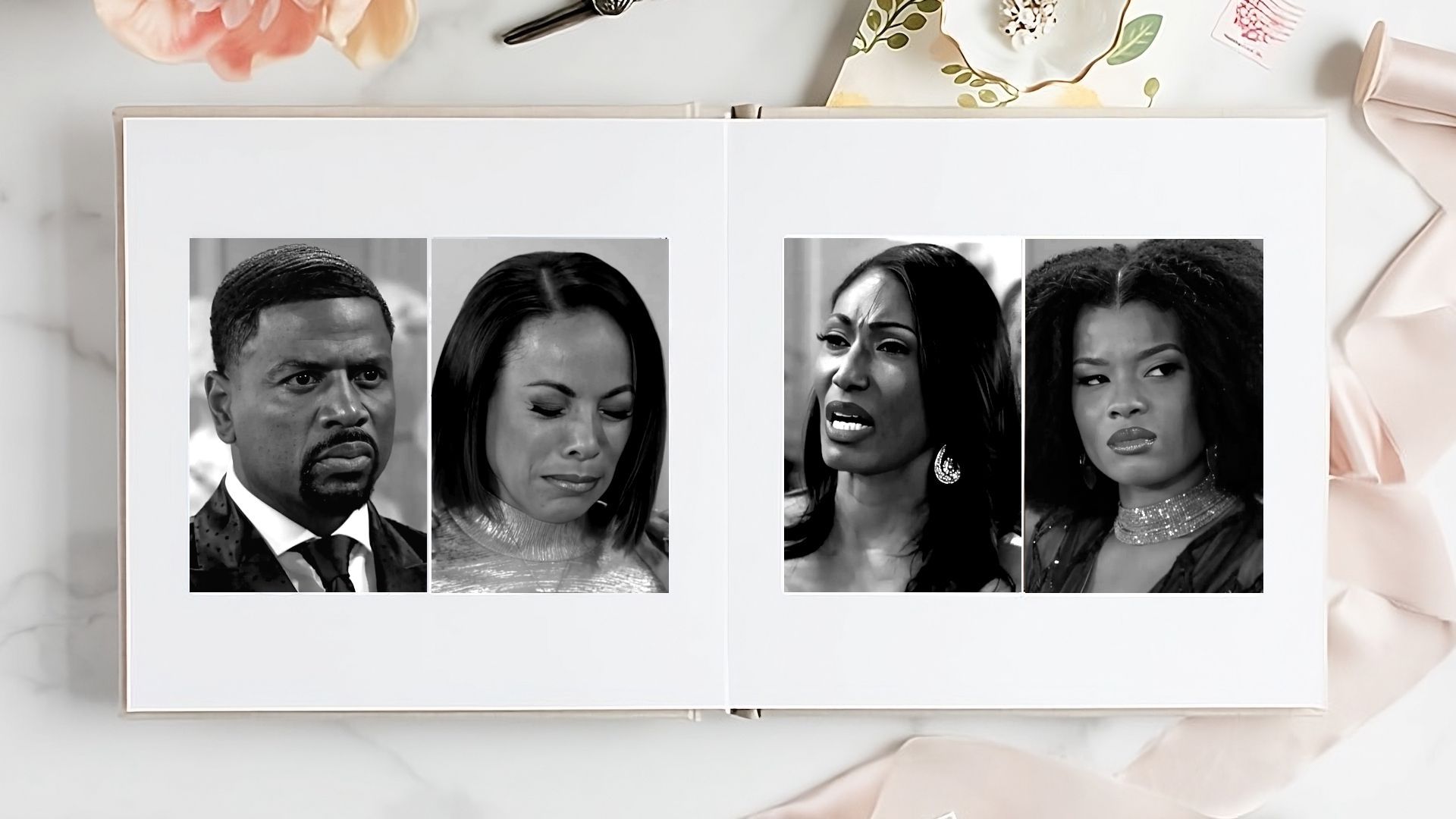 Leslie unwrapped her anniversary present for the Richardsons on Beyond the Gates | Image: CBS
