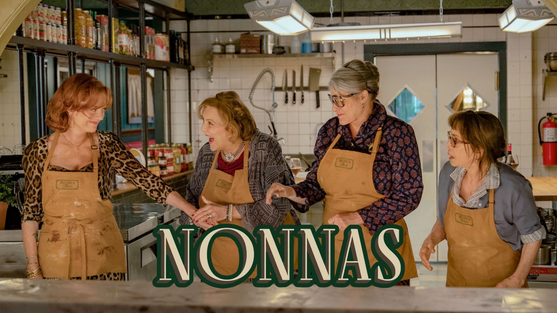 Scene from Nonnas | Image via: Netflix | Edited by: Beatrix Kondo of Soap Central