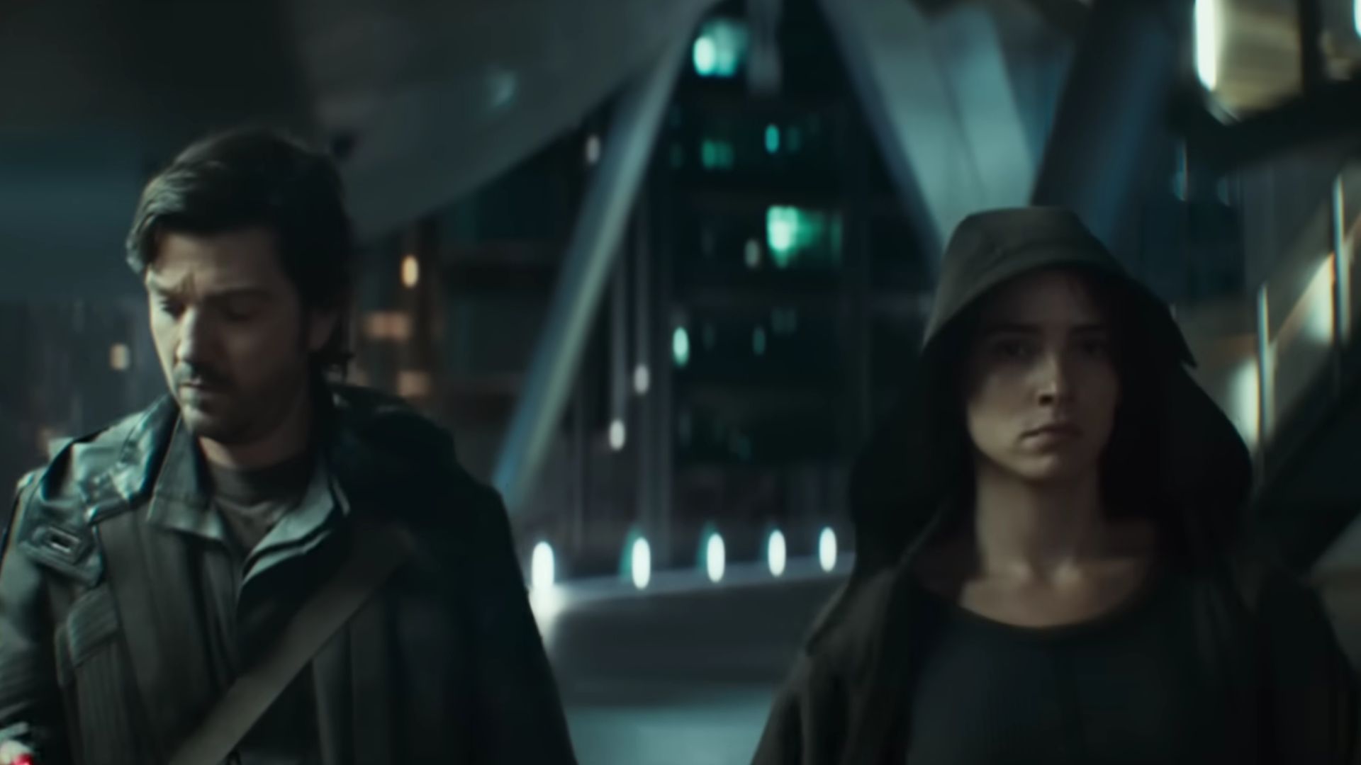 Bix Caleen and Cassian Andor in Andor (Image via Star Wars)