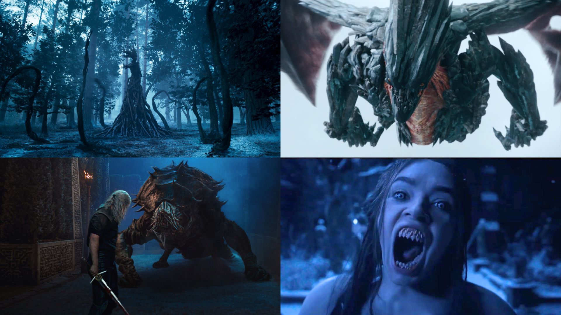 Monster in The Witcher | Images via Netflix 