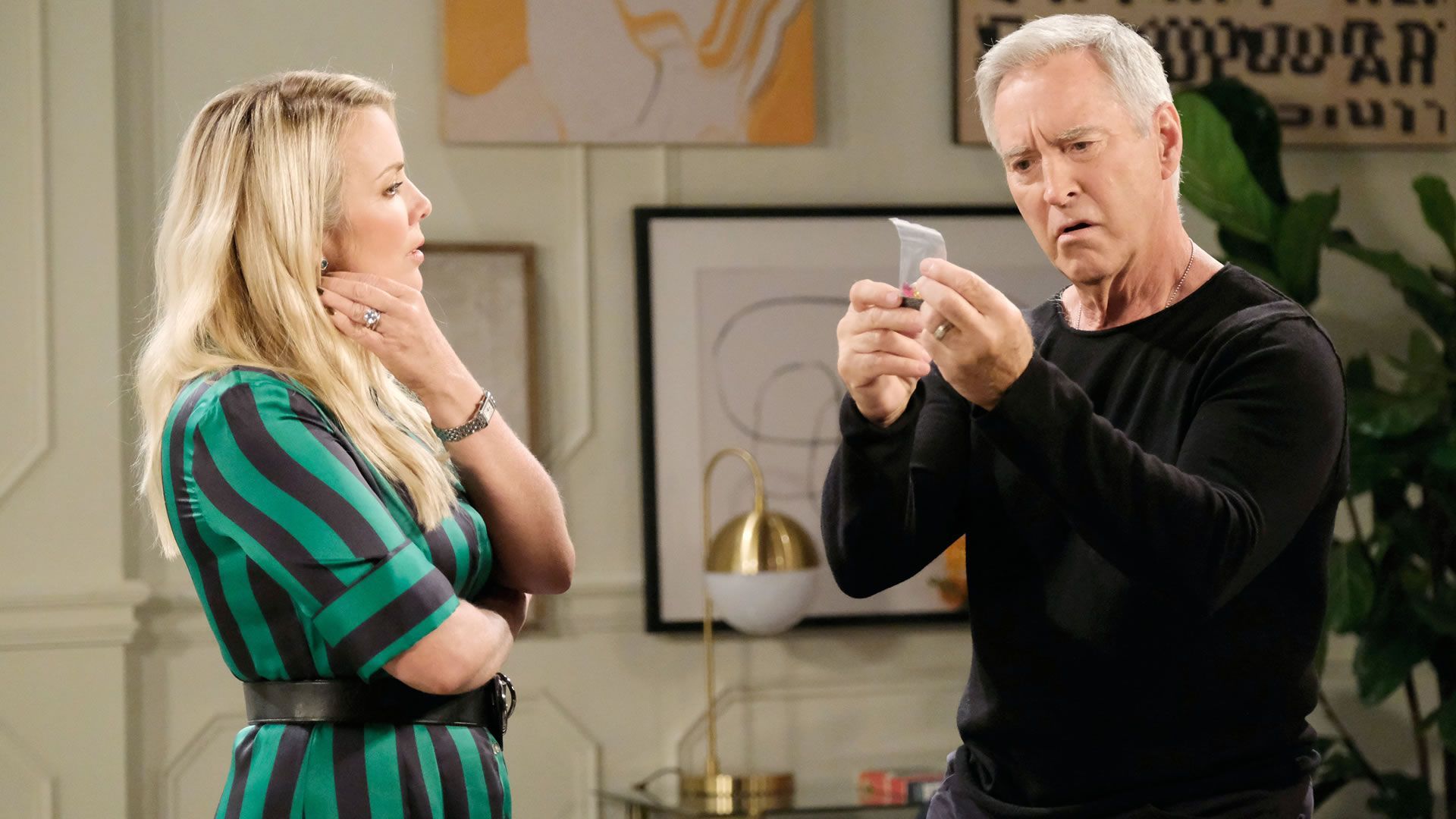 Days of our Lives&#039; Carrie and John. | Image Source: JPI