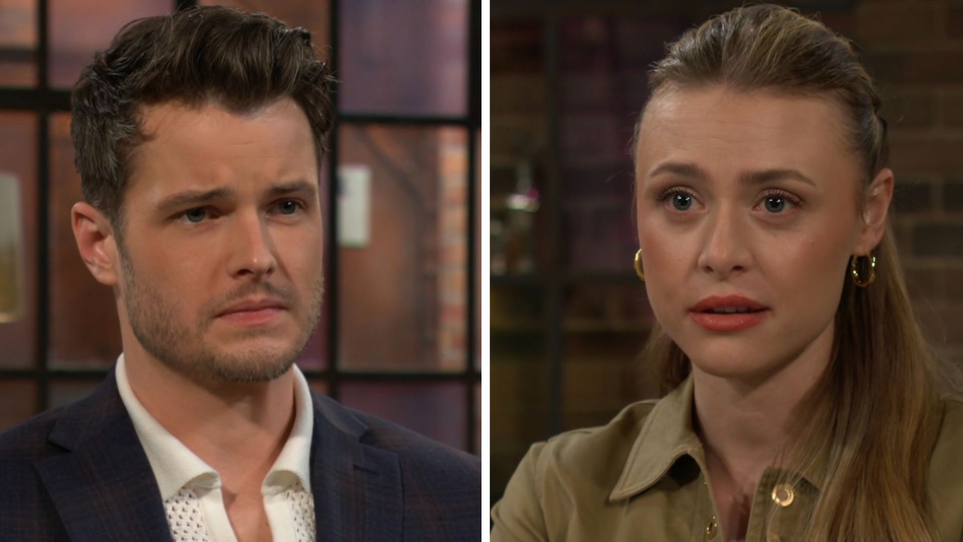 Kyle and Claire fret about Audra on The Young and the Restless | Image: CBS