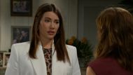 Steffy blabs some more to Taylor on The Bold and the Beautiful | Image: CBS