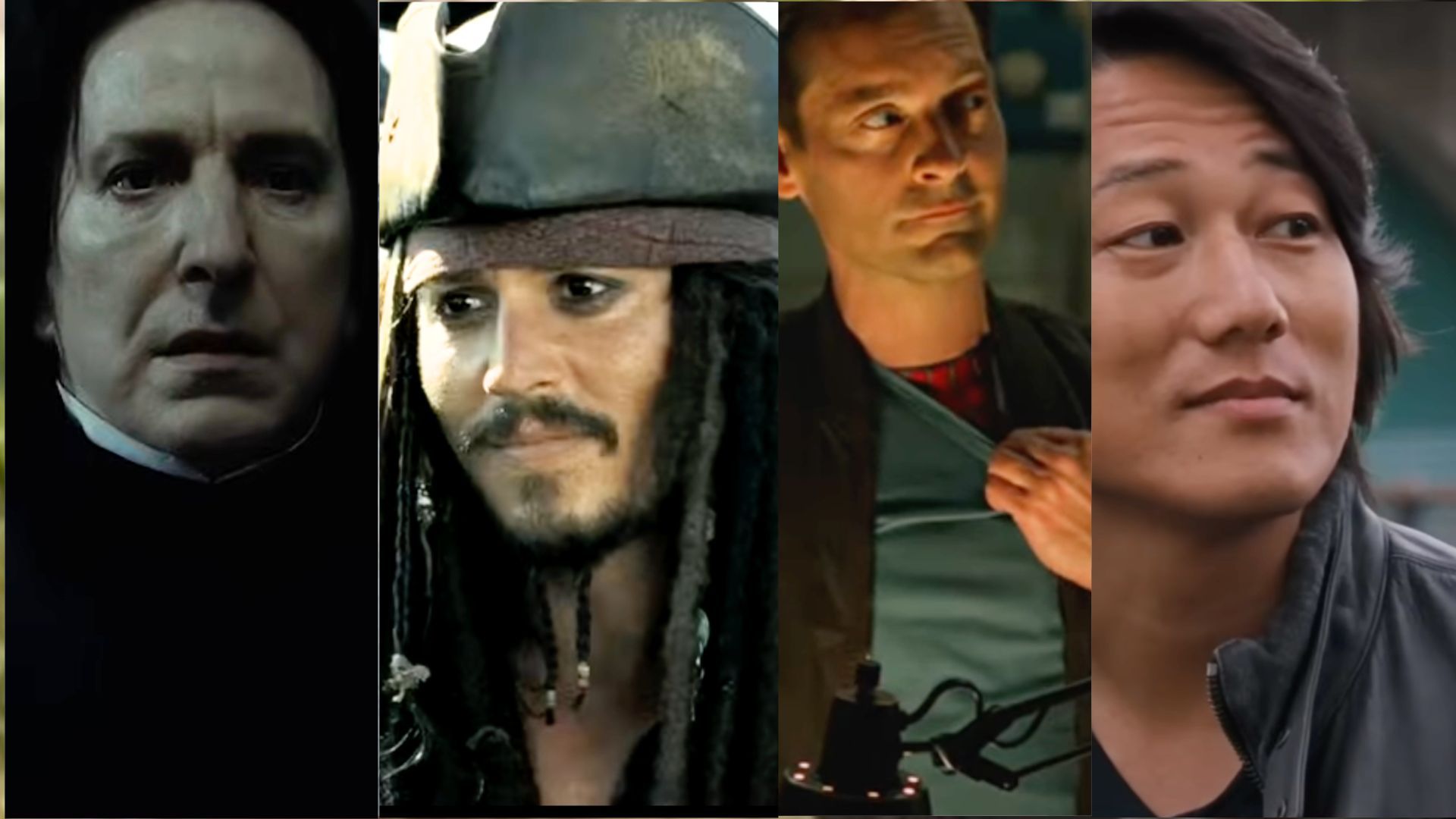 Snape | Jack Sparrow | Spider-Man | Han