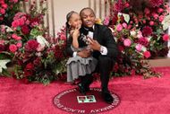 Tylil James was able to make the 2025 BET Awards red carpet appearance with his niece, Sage (Image via Emma McIntyre/Getty Images)