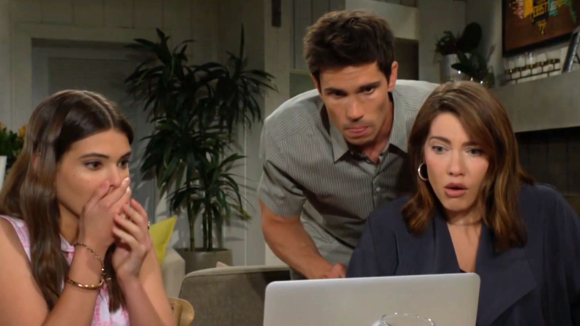 What the heck was happening in Steffy&#039;s living room? | Image: CBS