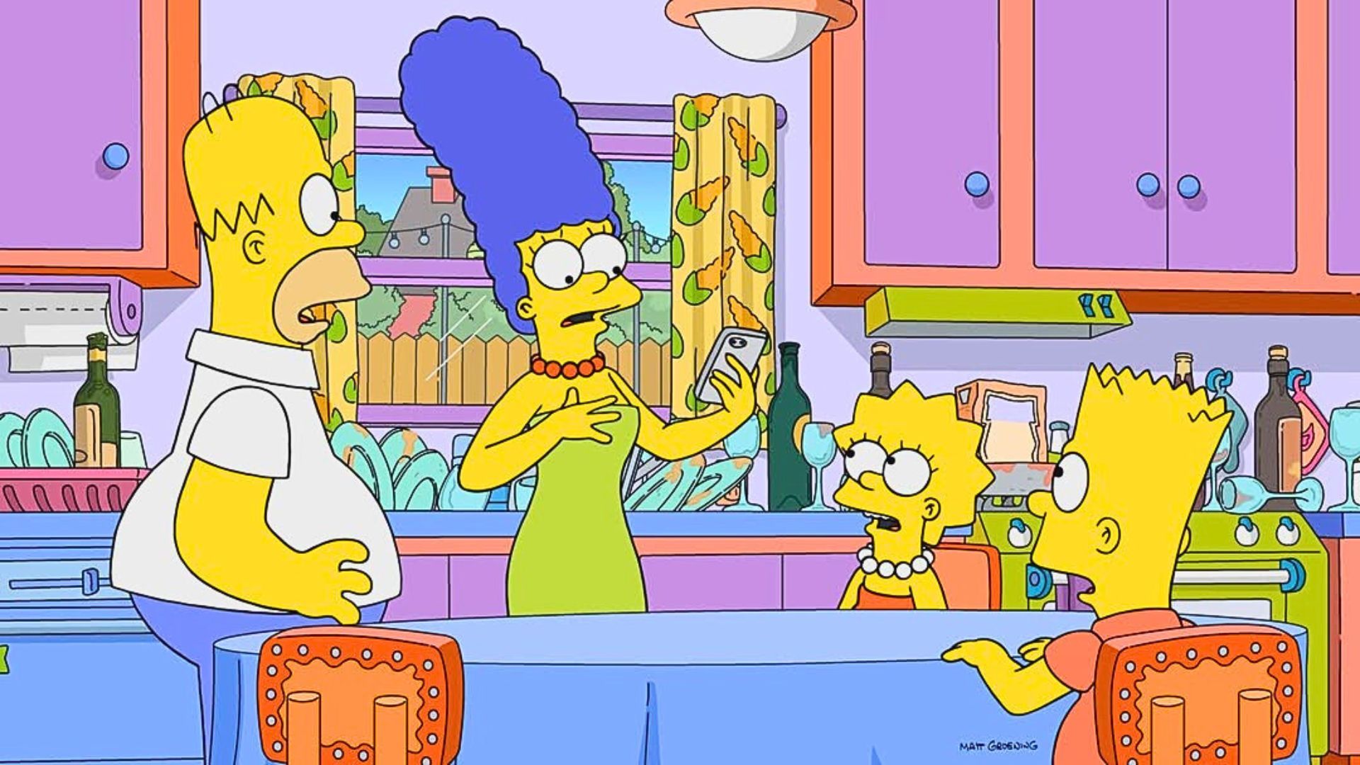 Does Marge die in The Simpsons Season 36 finale? (Image via Instagram/@thesimpsons)