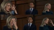 Carly, Nina, and Drew argue at the custody hearing on General Hospital | Image: ABC|