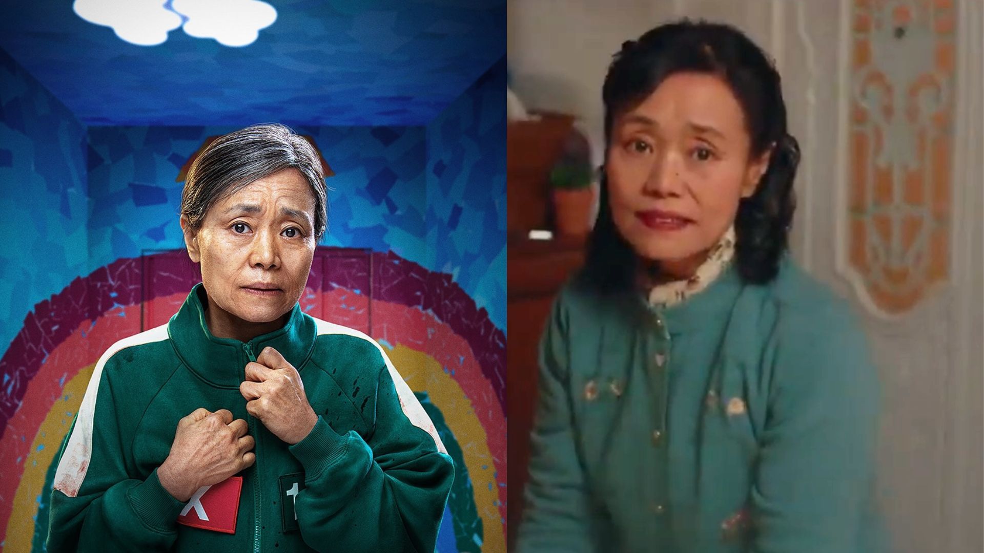 Kang Ae-shim in Squid Game and Oh My Ghost Clients | Image via Instagram: squidgamenetflix and Netflix