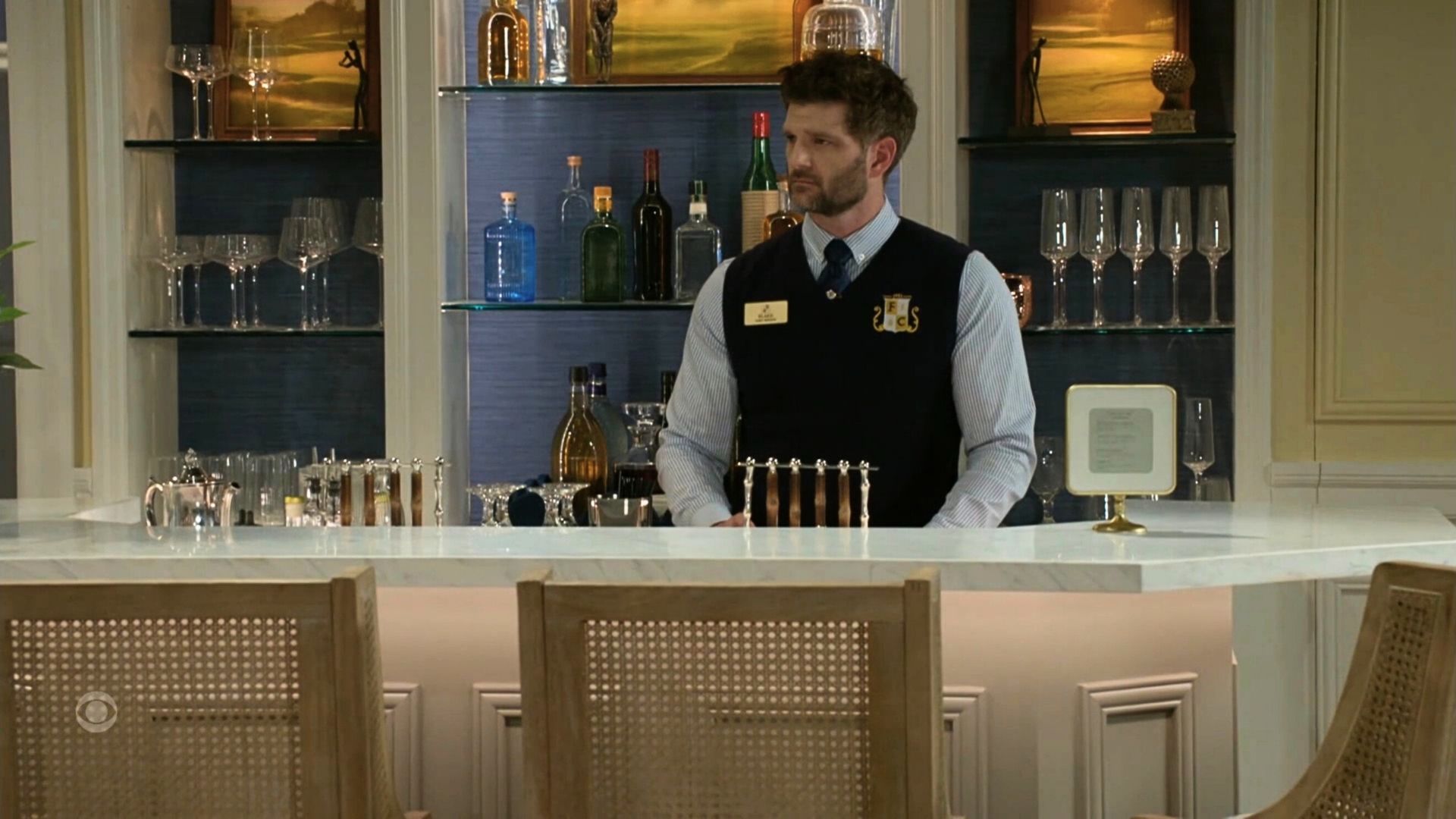 Beyond the Gates: Blake watches Martin and his father | IMage: CBS