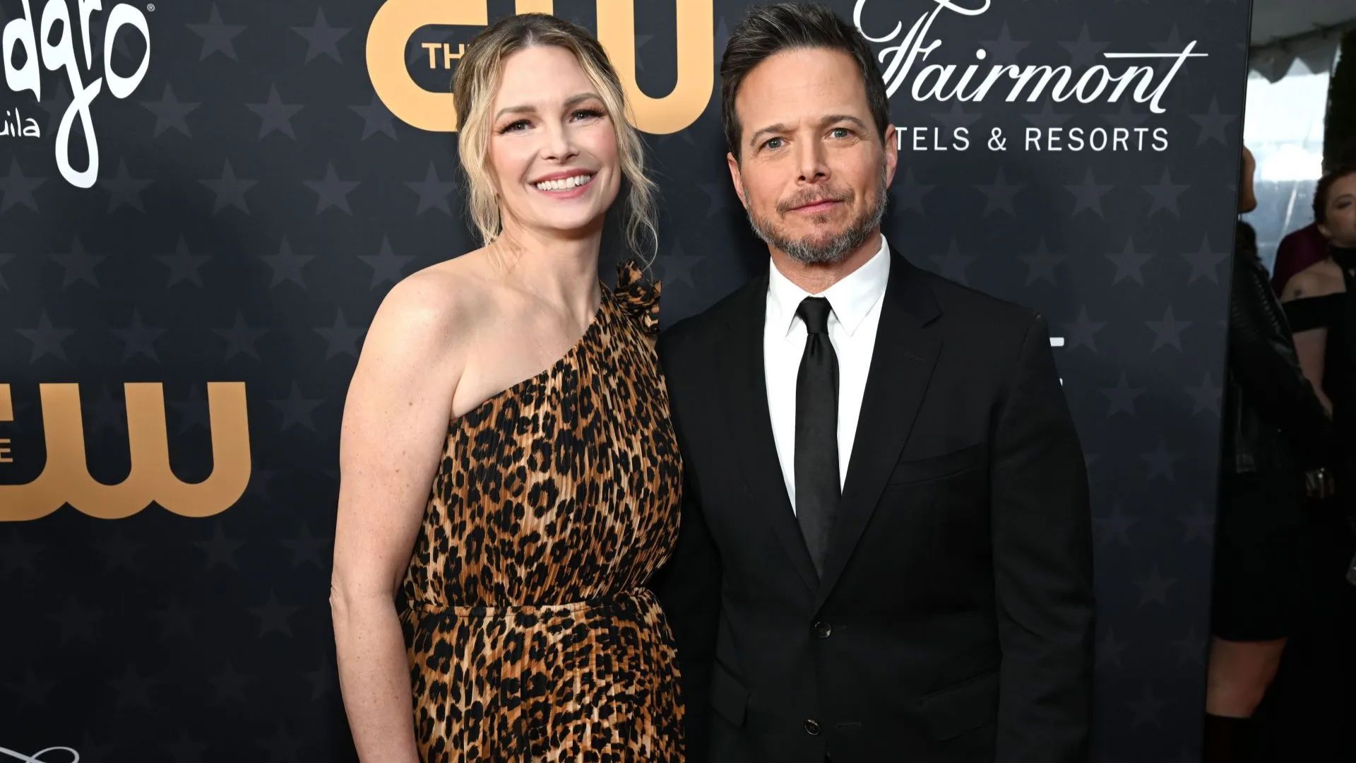 Scott Wolf and Kelley Wolf (Getty via Soap Central CMS - Resized on Canva)