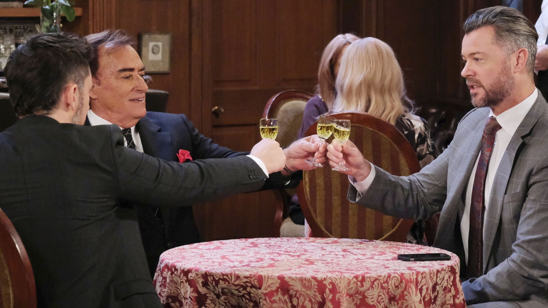 The DiMera brothers dine out on Days of our Lives | Image: JPI