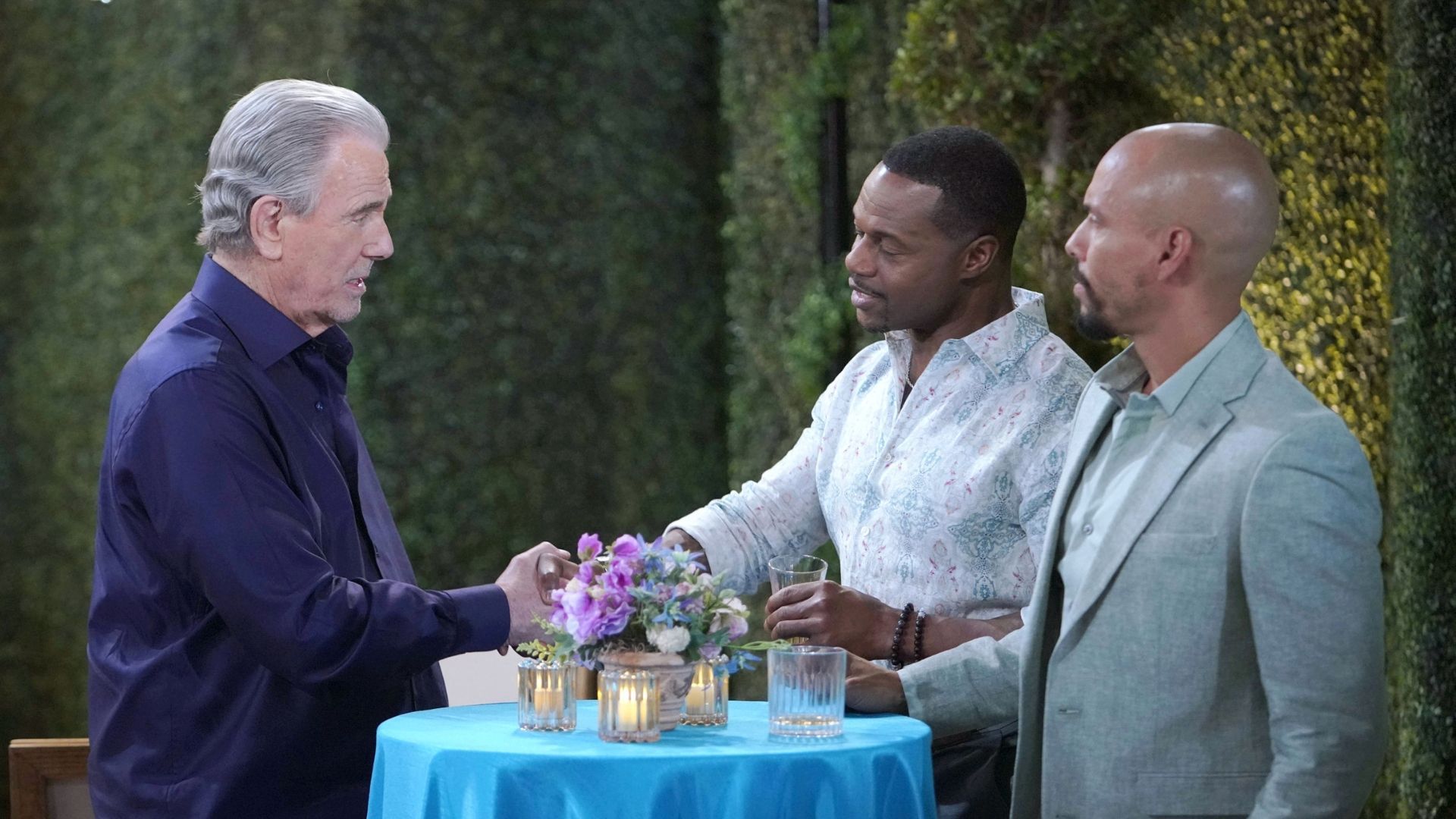 Victor is introduced to Damian Kane by Devon on The Young and the Restless | Image: JPI