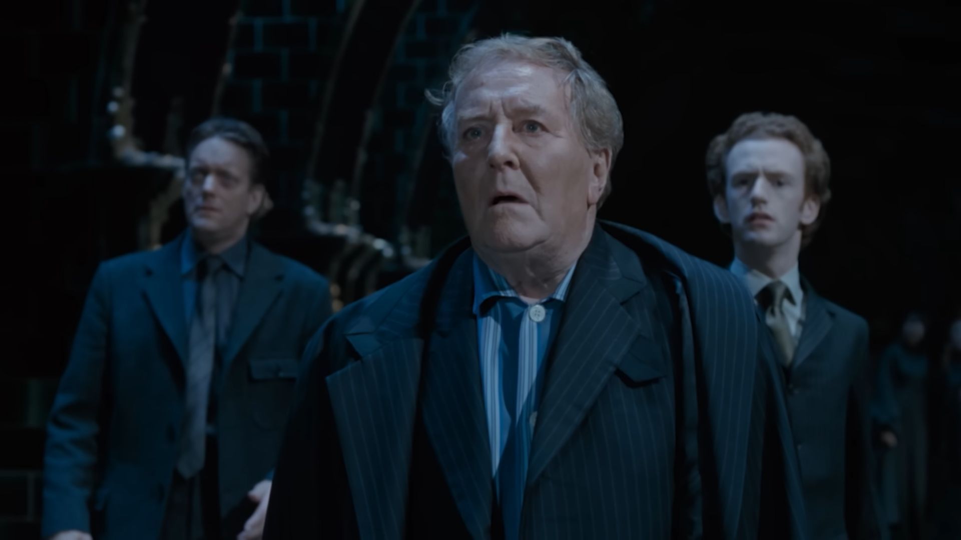 Actor Robert Hardy as Cornelius Fudge in the Harry Potter movies | Image Source: Harry Potter YouTube Channel