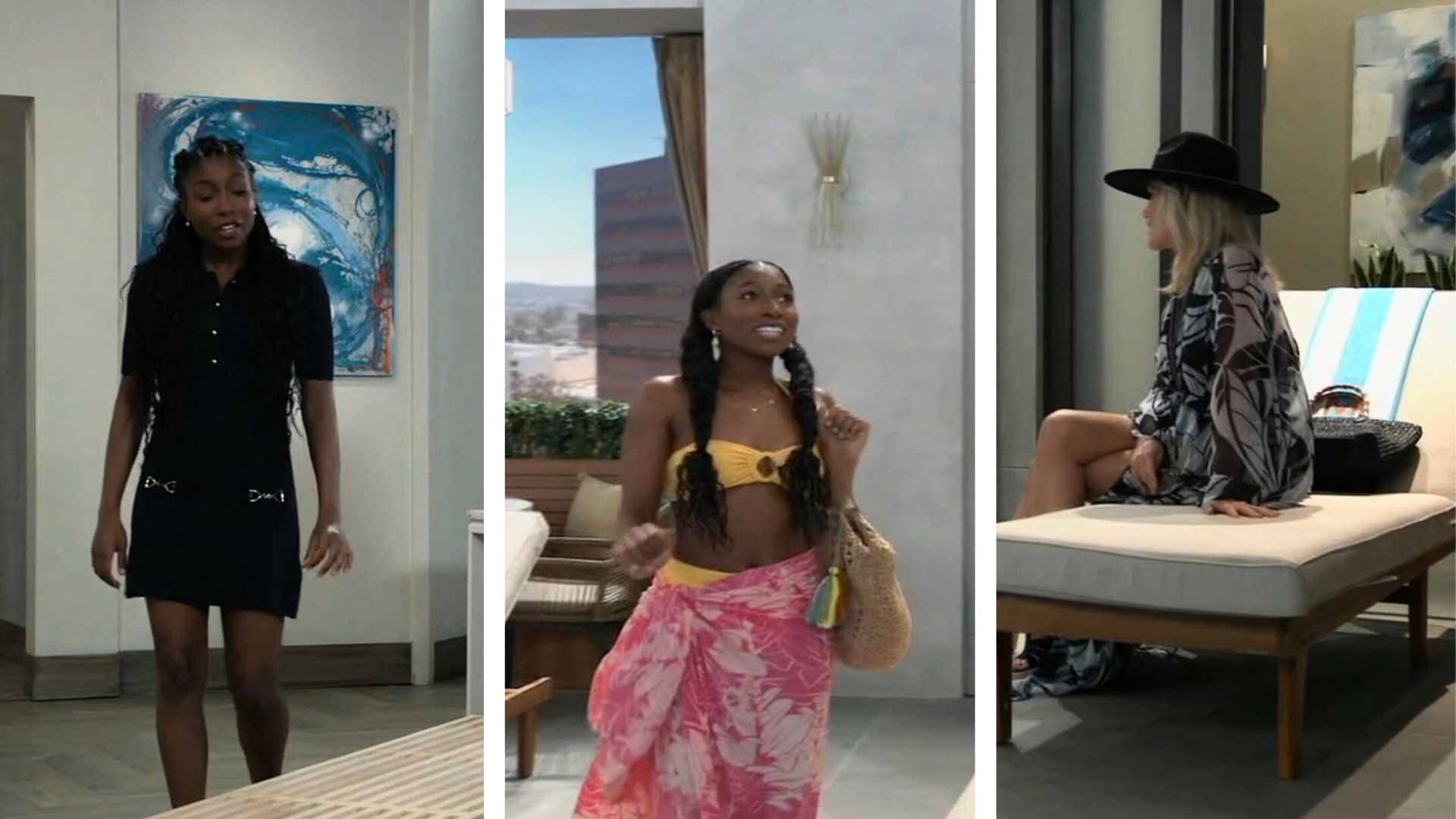Trina and Ava&#039;s fashion hits on General Hospital | Image: ABC|