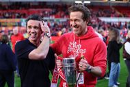 Rob McElhenney and Ryan Reynolds co-own the Welsh football club, Wrexham AFC (Image via Getty)