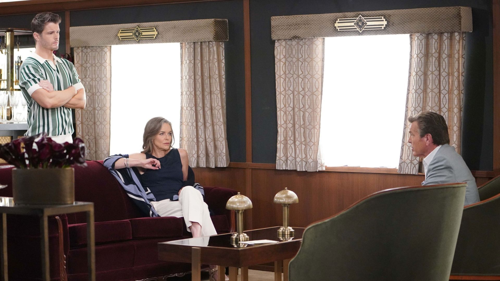 The Abbotts ride the train on The Young and the Restless | Image: JPI