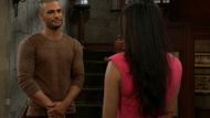 Holden (Nathan Owens) still has feelings for Audra (Zuleyka Silver) on The Young and the Restless | Image: CBS