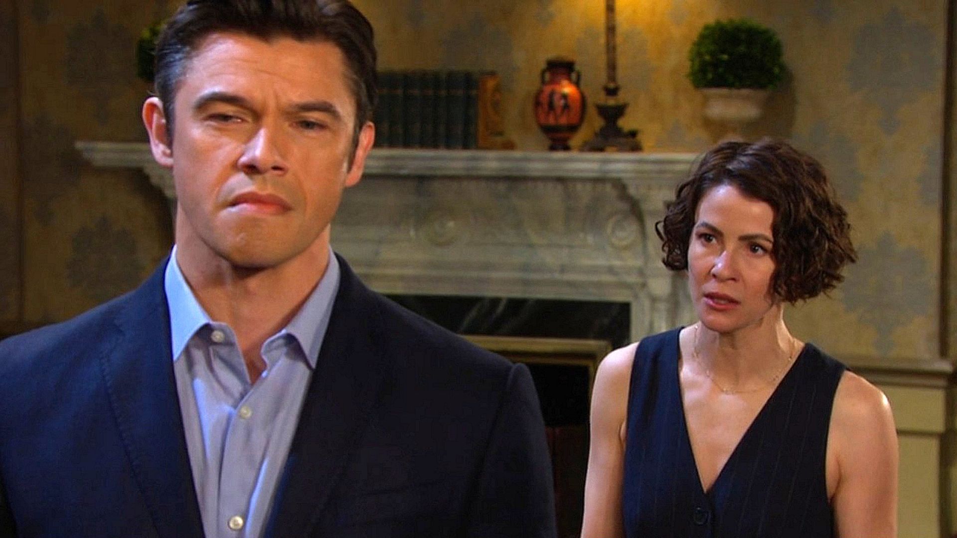 Days of Our Lives&#039; Xander and Sarah. | Image Source: Peacock