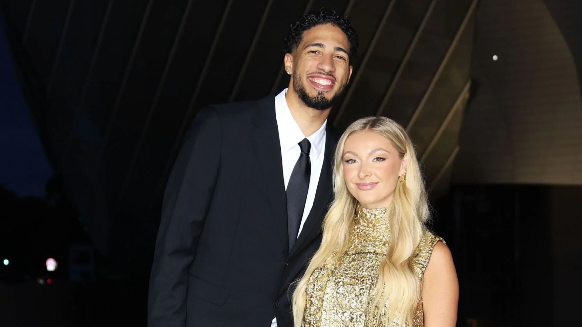 Tyrese Haliburton &amp; Jade Jones - Source: Photo by Julien M. Hekimian/Getty Images for LVMH x Vogue x NBC