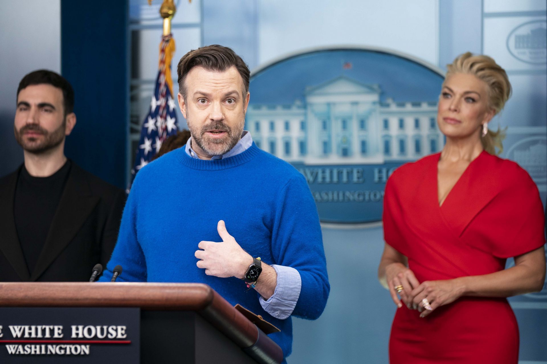 Ted Lasso Cast Visits the White House - Source: Getty