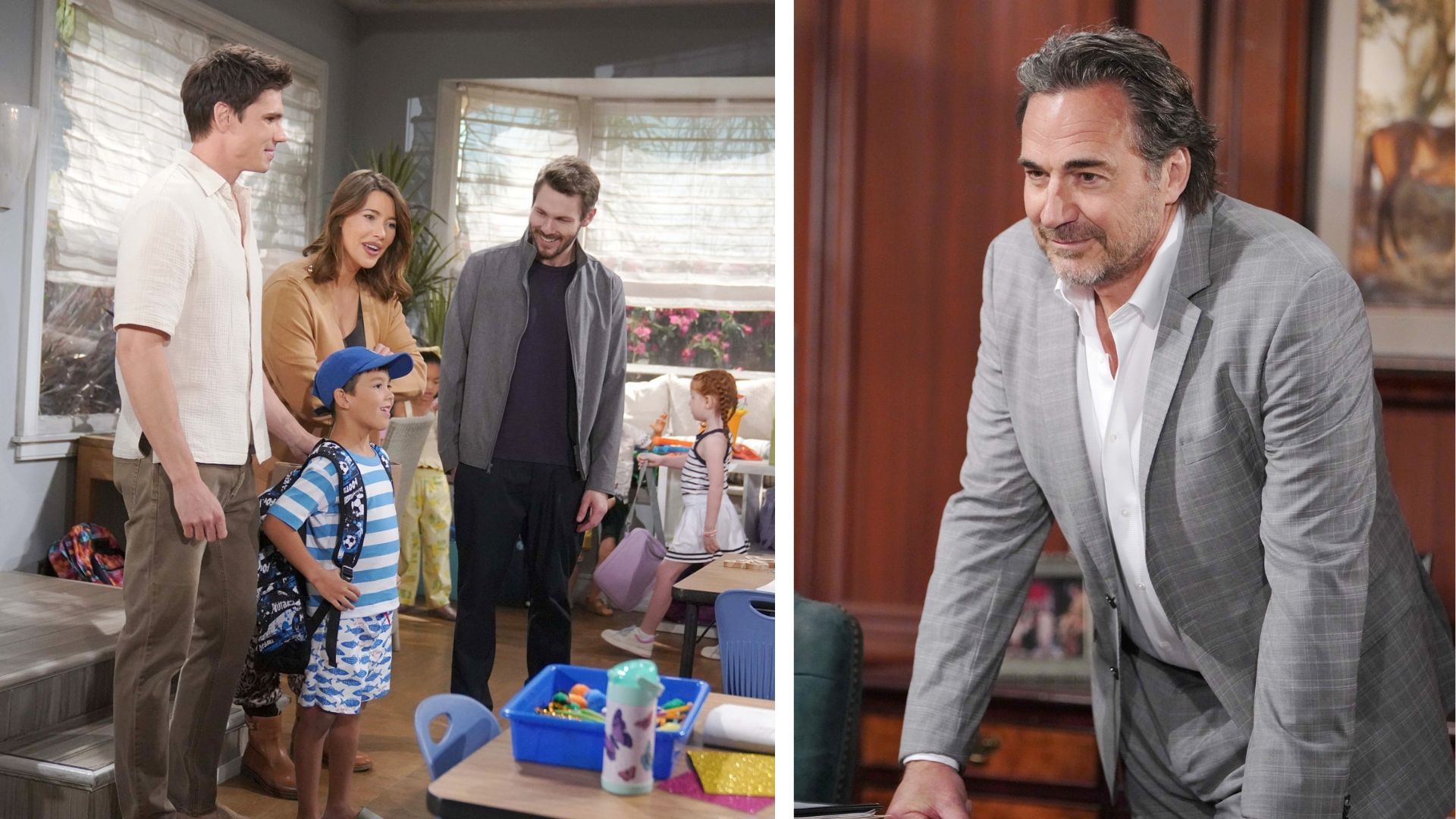 Finn, Steffy, Hayes, and Ridge on The Bold and the Beautiful | Image: JPI