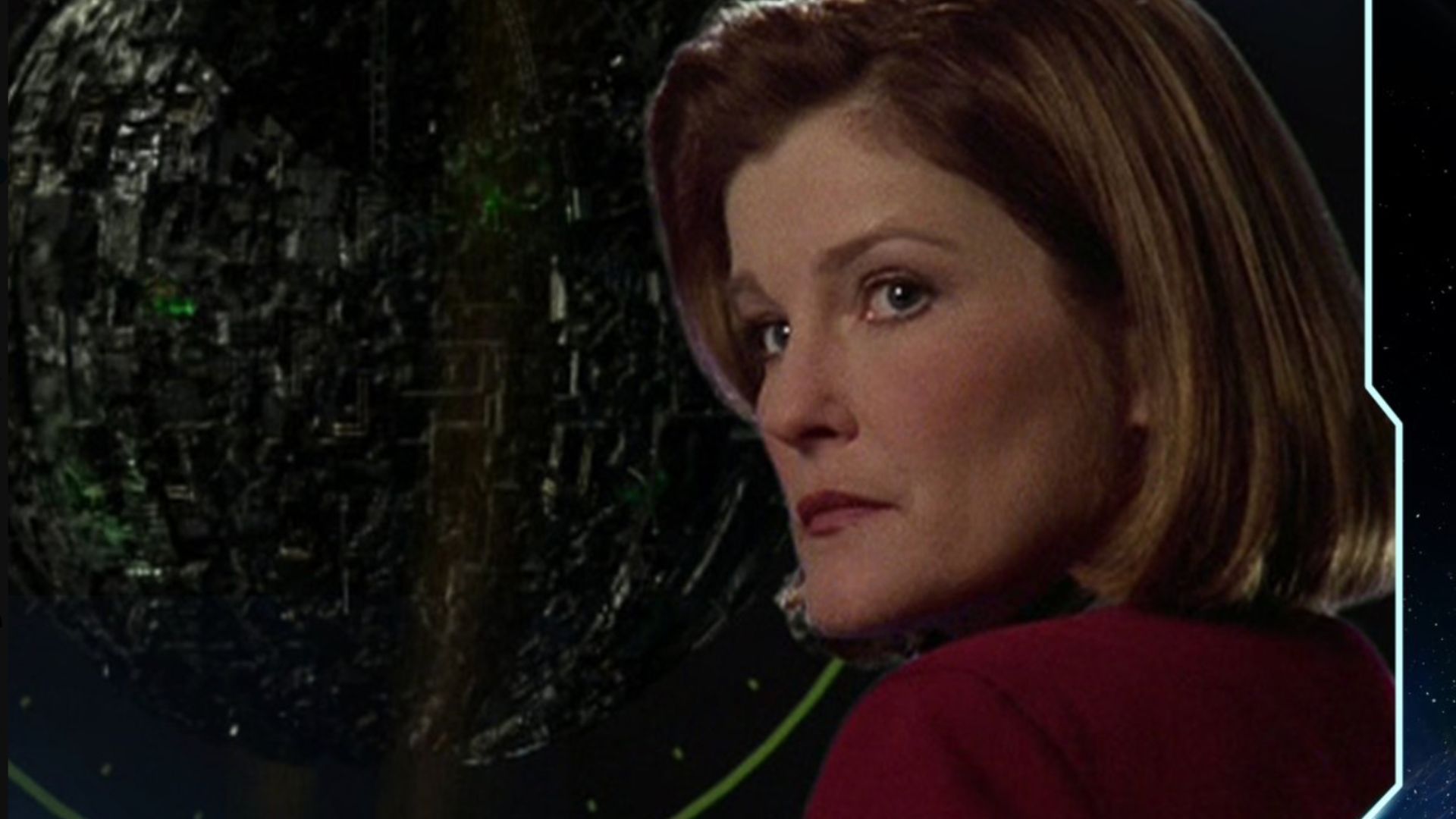 Kate Mulgrew as Captain Janeway in Star Trek Voyager (Image via X / Star Trek on Paramount +)