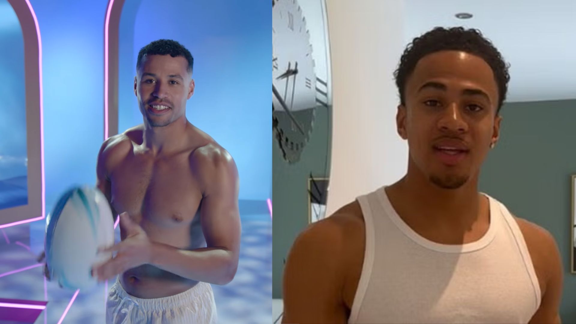 Connor Philips (L), Kyle Ashman (R) (Image via YouTube/ @LoveIsland and Instagram/ @kyleaashman)