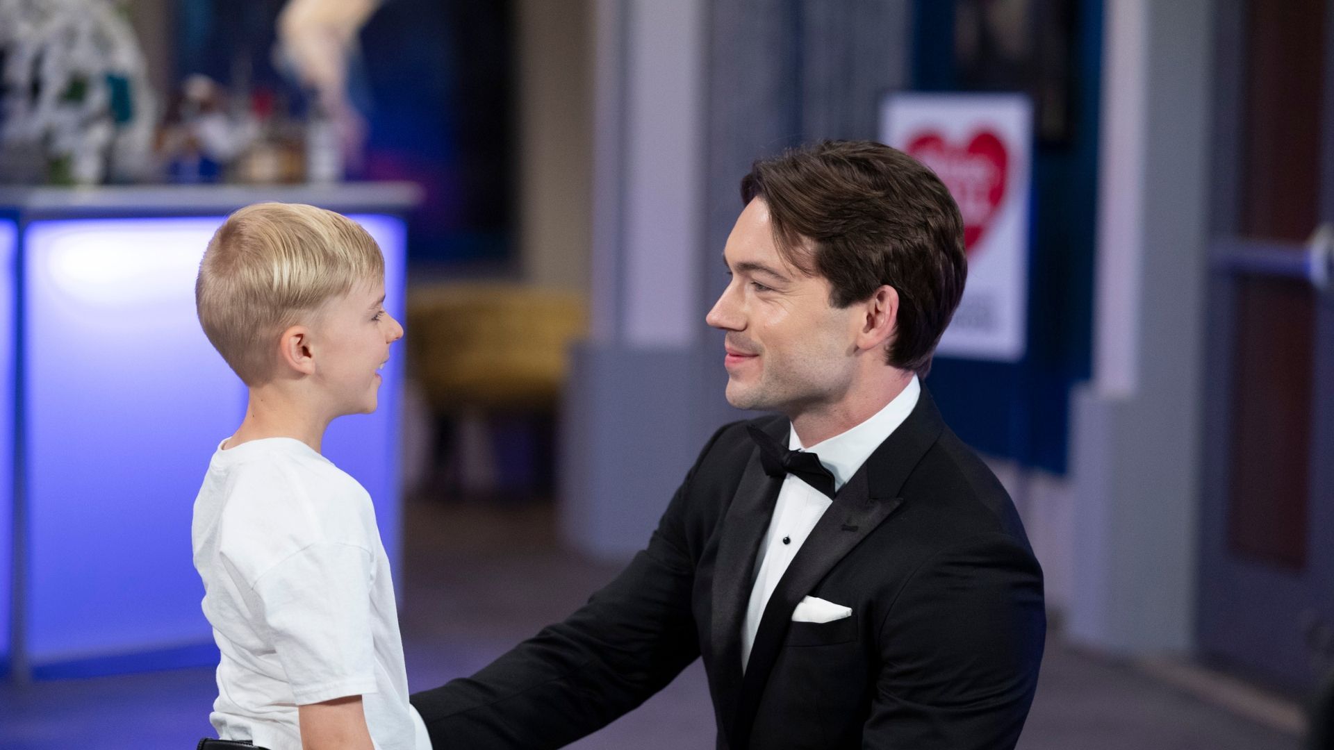 Rory Gibson (Michael) developed a bond with TV son Viron Weaver (Wiley) on General Hospital | Image: Disney/Christine Bartolucci