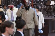 James Harden at Louis Vuitton: Runway - Paris Fashion Week - Menswear Spring/Summer 2026 - Source: Getty