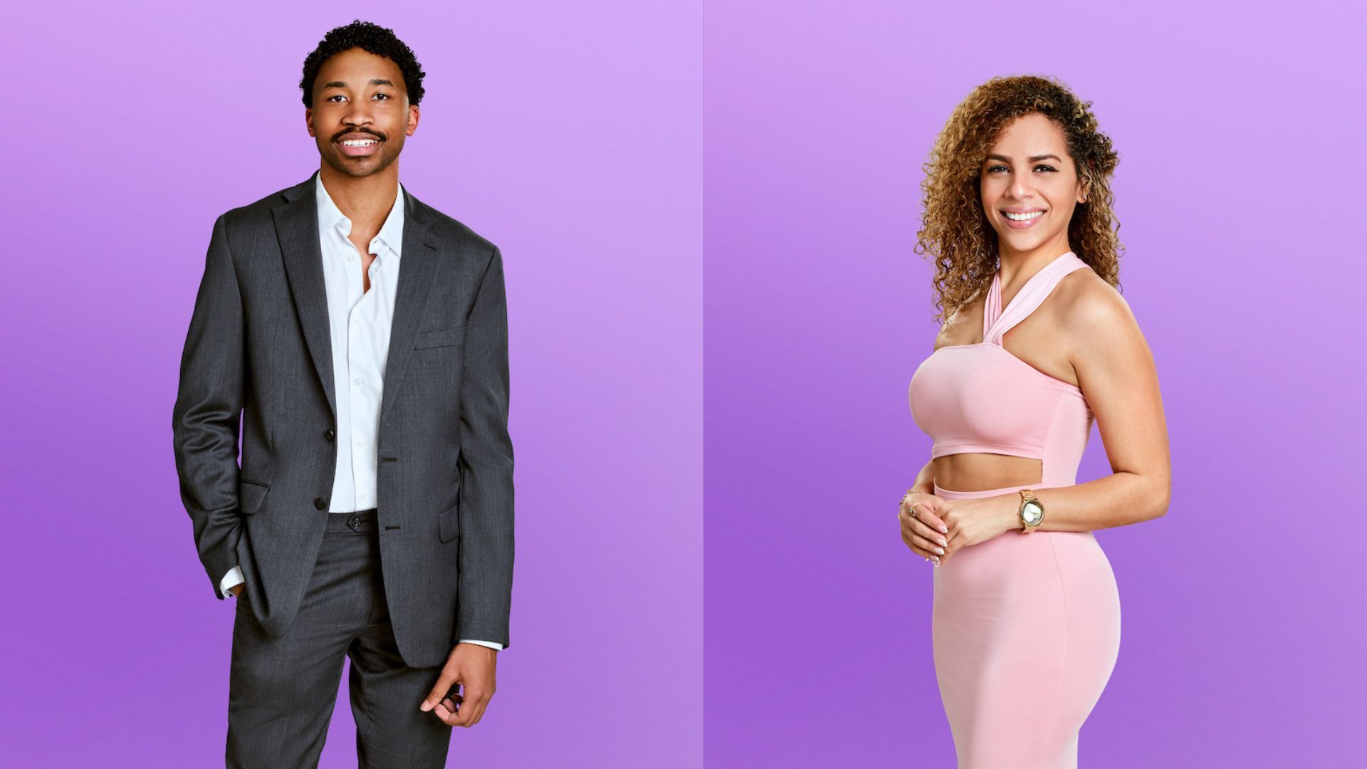 Lydia Gonzalez and Milton Johnson from Love is Blind season 5 (image via Netflix/Tudum)
