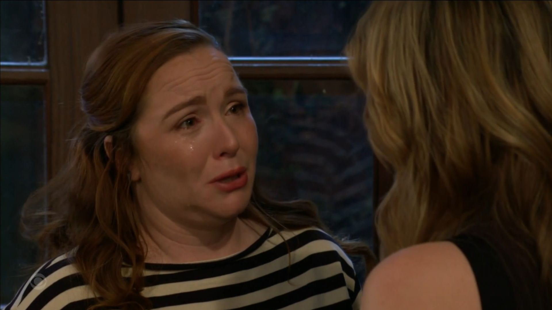 Tessa (Cait Fairbanks) tried to get Mariah (Camryn Grimes) to stay on The Young and the Restless | Image: CBS