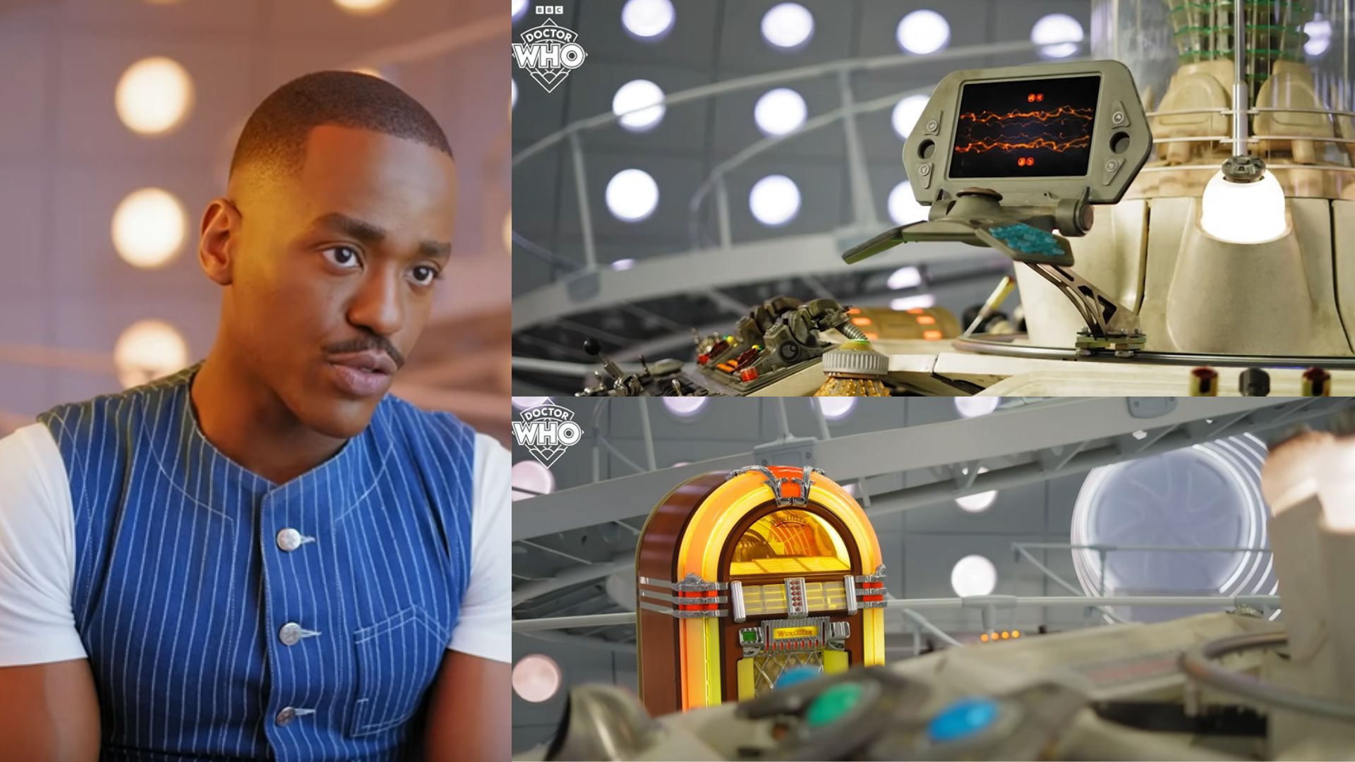 Stills from &quot;Ncuti Gatwa Says Goodbye to Doctor Who&quot; | (Via. Doctor Who, YouTube)