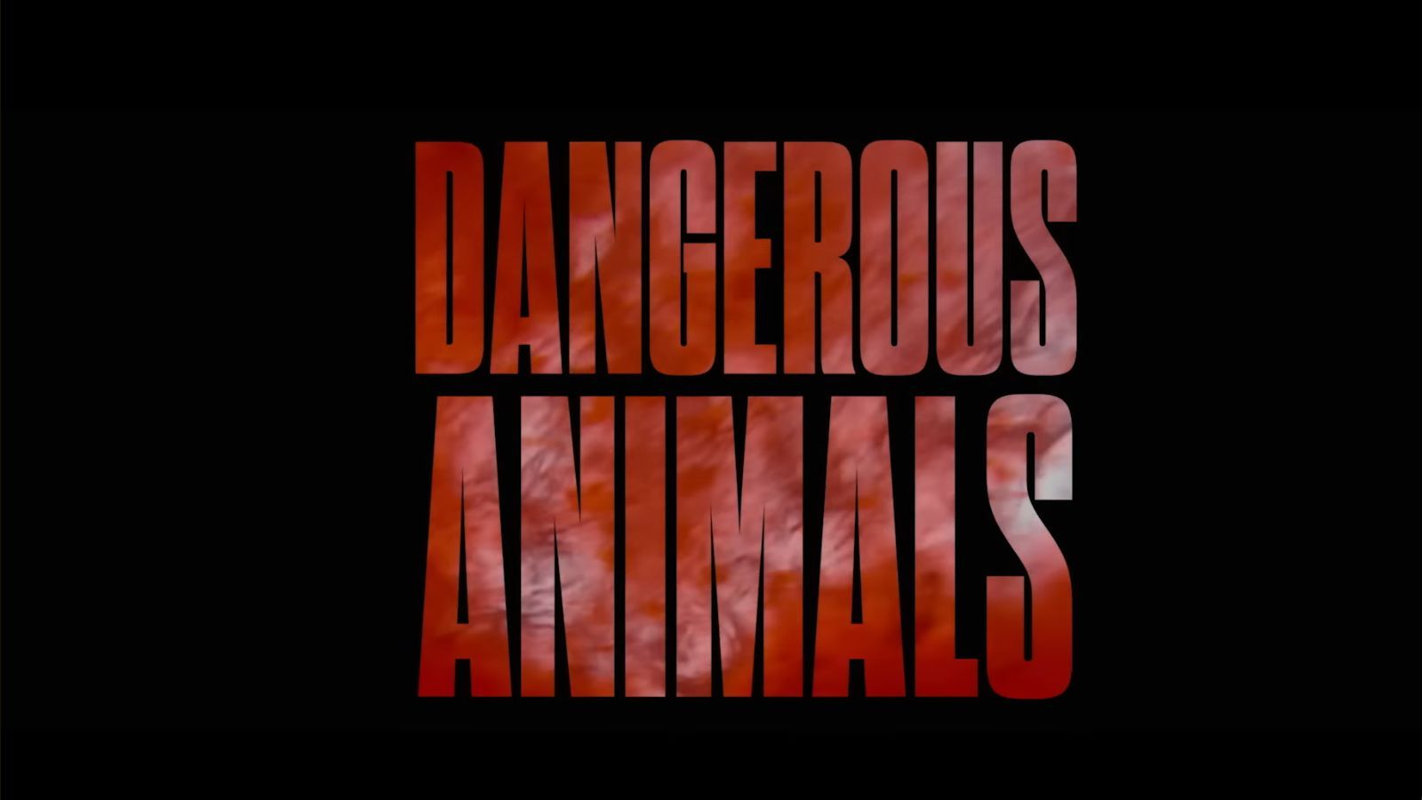 Title card from Dangerous Animals (Image via YouTube @/IFC Films)