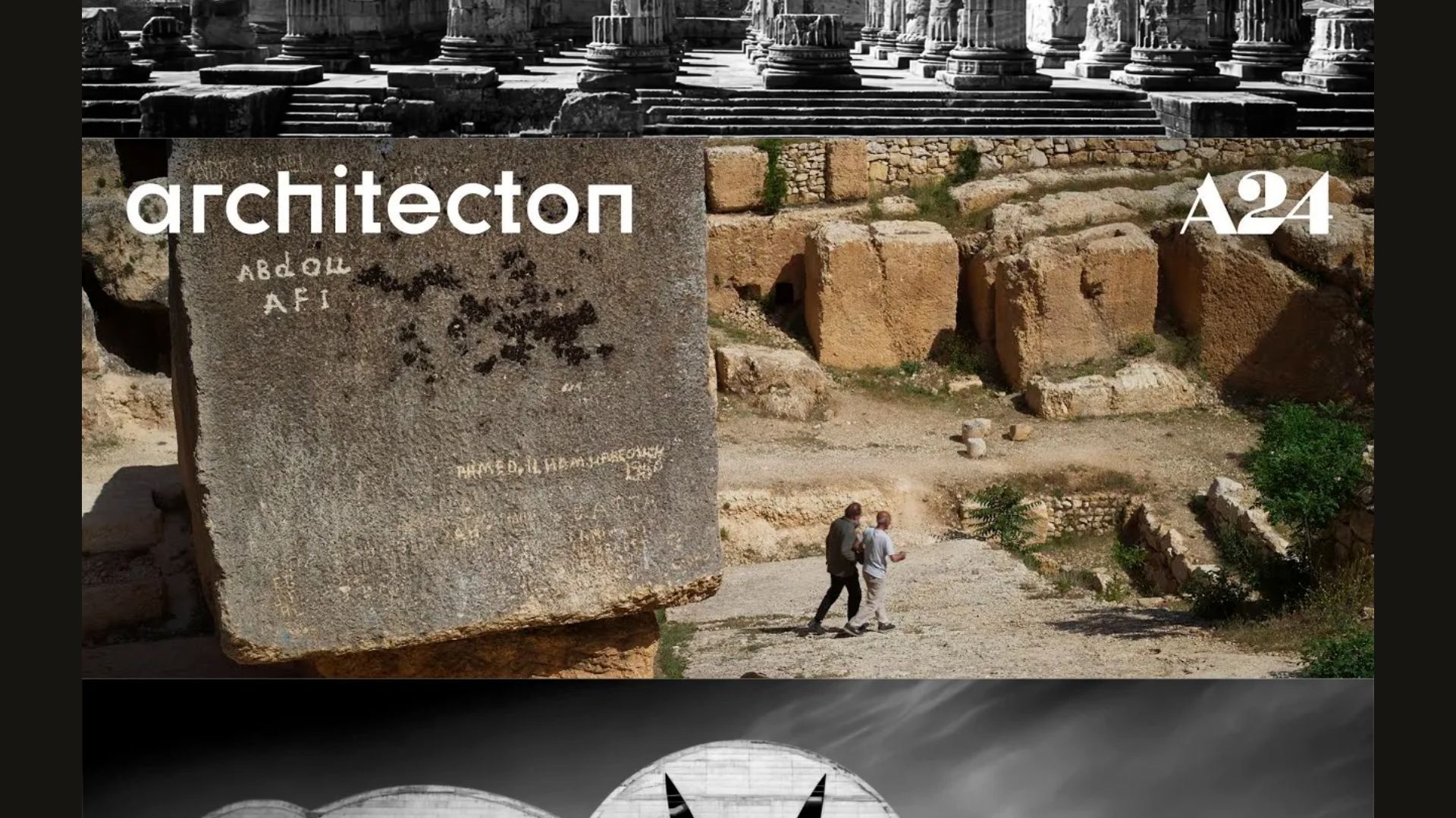 Promotional poster for Architecton | Image via A24