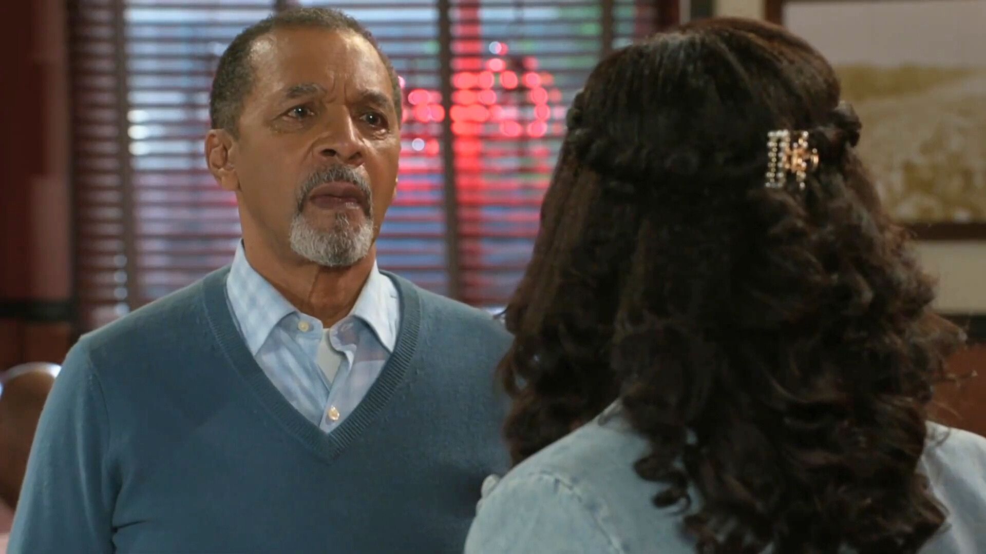 Beyond the Gates: Vernon looks concerned | Image: CBS
