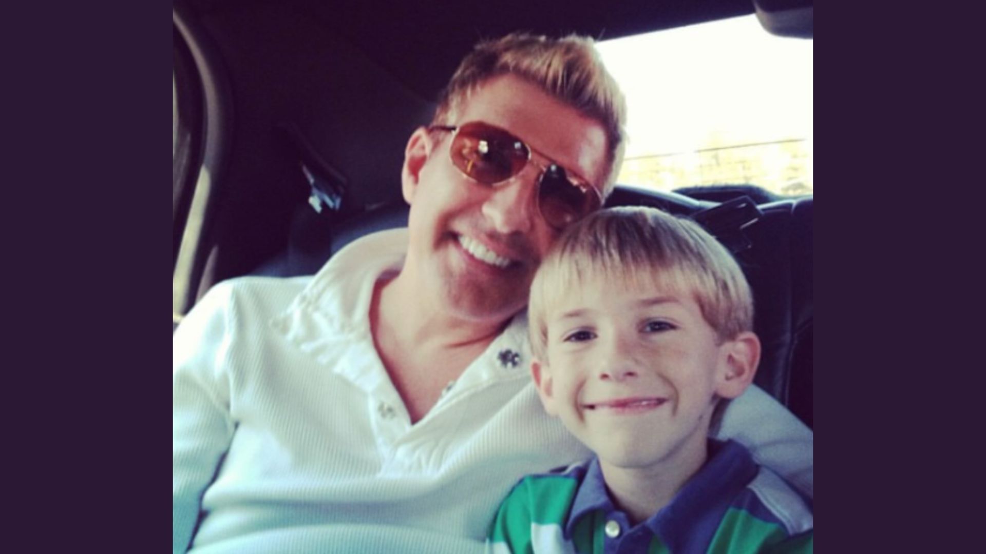 Grayson Chrisley with Todd Chrisley. (Image via Instagram/@graysonchrisley)