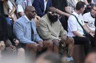 James Harden at Louis Vuitton: Runway - Paris Fashion Week - Menswear Spring/Summer 2026 - Source: Getty