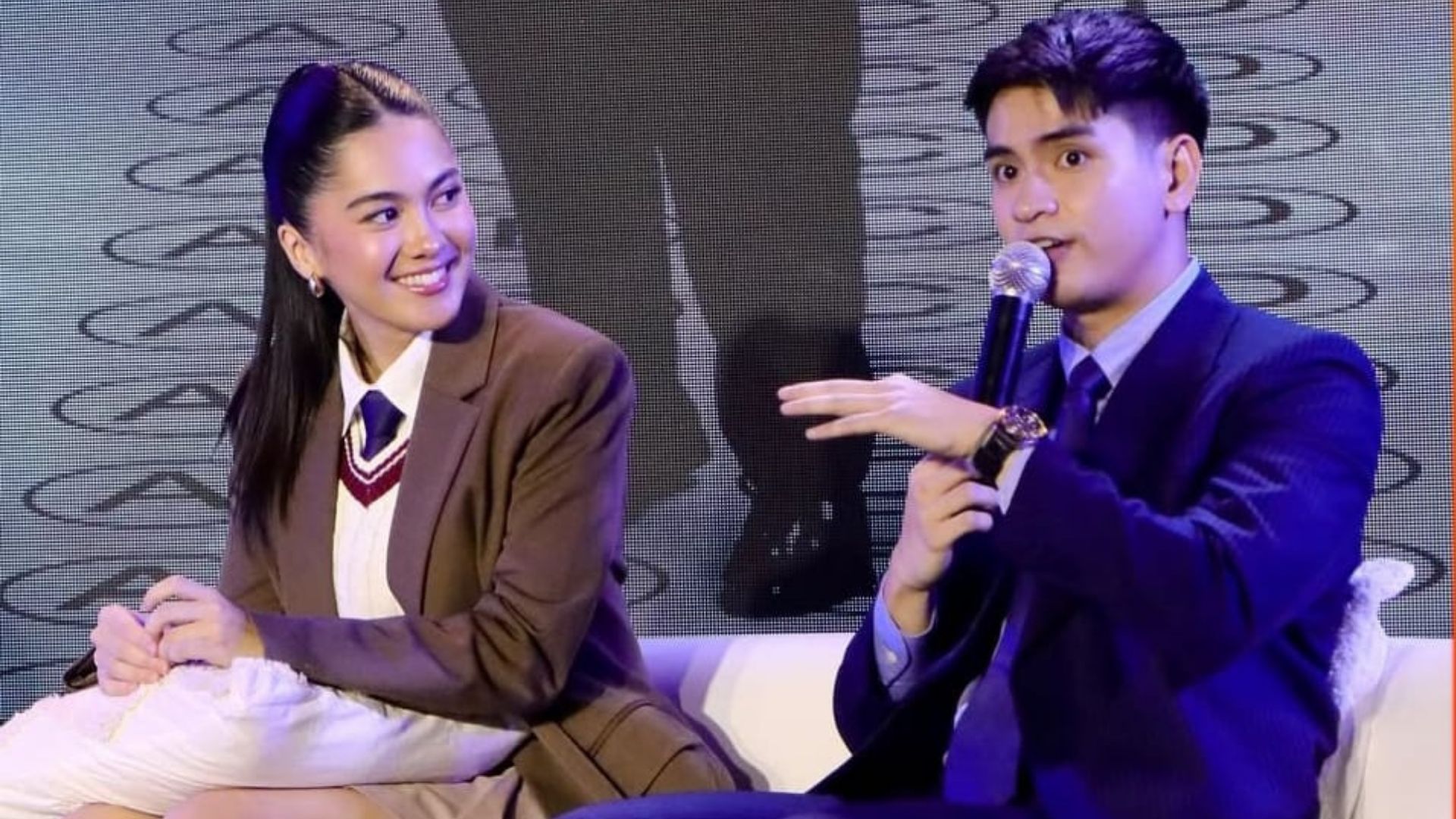 The cast during a press conference (Image via Instagram @vivaoneph)