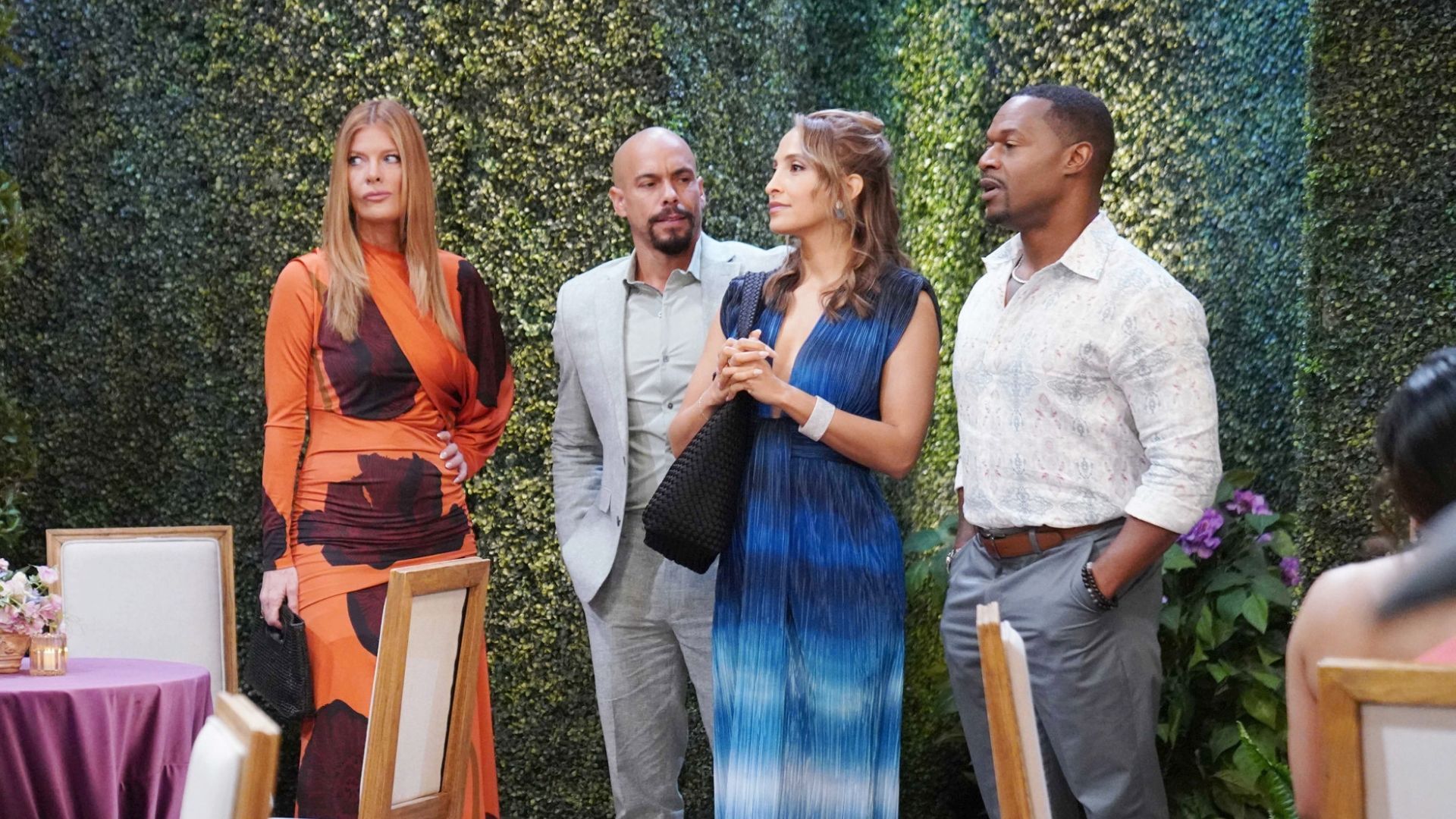 The Young and the Restless: Phyllis, Devon, Lily and Damian | Image: CBS